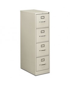 510 SERIES FOUR-DRAWER FULL-SUSPENSION FILE, LETTER, 15W X 25D X 52H, LIGHT GRAY