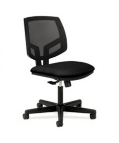 VOLT SERIES MESH BACK TASK CHAIR, SUPPORTS UP TO 250 LBS., BLACK SEAT/BLACK BACK, BLACK BASE