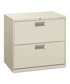 600 SERIES TWO-DRAWER LATERAL FILE, 30W X 18D X 28H, LIGHT GRAY