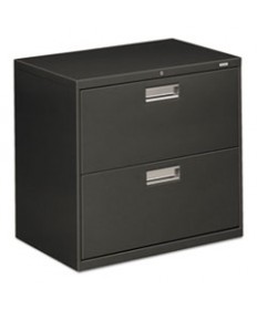600 SERIES TWO-DRAWER LATERAL FILE, 30W X 18D X 28H, CHARCOAL