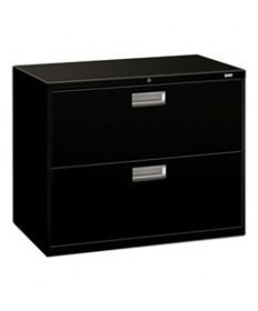 600 SERIES TWO-DRAWER LATERAL FILE, 36W X 18D X 28H, BLACK