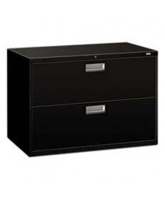 600 SERIES TWO-DRAWER LATERAL FILE, 42W X 18D X 28H, BLACK