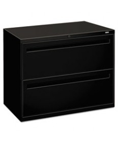 700 SERIES TWO-DRAWER LATERAL FILE, 36W X 18D X 28H, BLACK