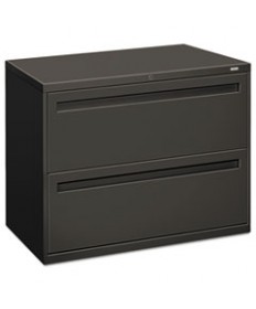 700 SERIES TWO-DRAWER LATERAL FILE, 36W X 18D X 28H, CHARCOAL