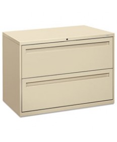 700 SERIES TWO-DRAWER LATERAL FILE, 42W X 18D X 28H, PUTTY