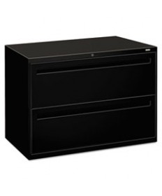 700 SERIES TWO-DRAWER LATERAL FILE, 42W X 18D X 28H, BLACK