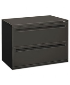 700 SERIES TWO-DRAWER LATERAL FILE, 42W X 18D X 28H, CHARCOAL