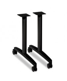 Huddle T-Leg Base For 24" And 30" Deep Table Tops, Black