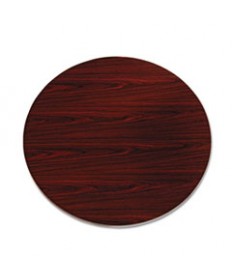 10500 Series Round Table Top, 42" Diameter, Mahogany