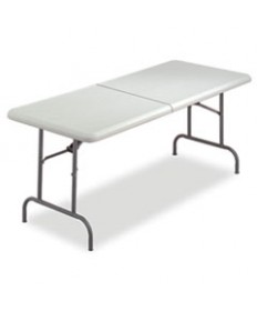 INDESTRUCTABLES TOO 1200 SERIES FOLDING TABLE, 72W X 24D X 29H, CHARCOAL