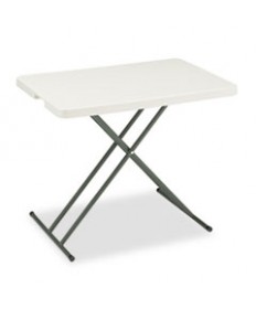 INDESTRUCTABLES TOO 1200 SERIES BI-FOLD TABLE, 60W X 30D X 29H, CHARCOAL