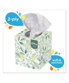 NATURALS FACIAL TISSUE, 2-PLY, WHITE, 95 SHEETS/BOX