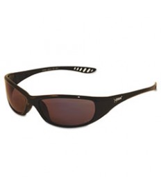 Nemesis Safety Glasses, Black Frame, Clear Lens