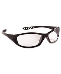 Nemesis Safety Glasses, Black Frame, Clear Anti-Fog Lens