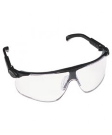 V40 Hellraiser Safety Glasses, Black Frame, Smoke Lens