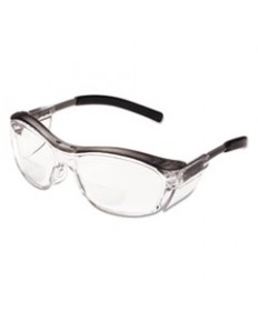 V30 NEMESIS SAFETY EYEWEAR, SMALL, BLACK FRAME W/PINK TIPS, CLEAR LENS, 12/CT