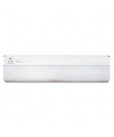 UNDER-CABINET FLUORESCENT FIXTURE, STEEL, 18.25"W X 4"D X 1.63"H, WHITE