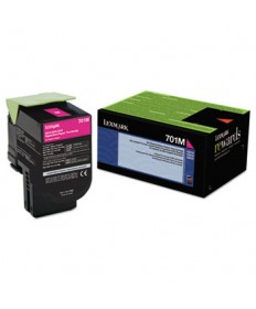 70C10M0 RETURN PROGRAM TONER, 1,000 PAGE-YIELD, MAGENTA