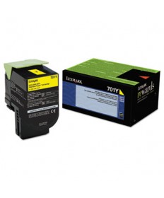 70C10Y0 RETURN PROGRAM TONER, 1,000 PAGE-YIELD, YELLOW