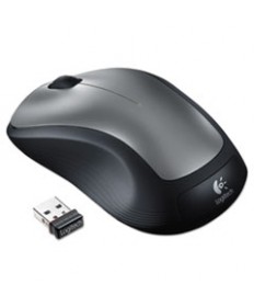 M310 WIRELESS MOUSE, 2.4 GHZ FREQUENCY/30 FT WIRELESS RANGE, LEFT/RIGHT HAND USE, SILVER/BLACK