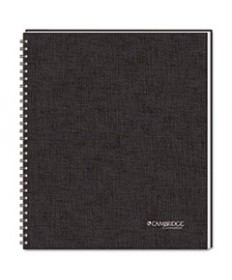 WIREBOUND GUIDED BUSINESS NOTEBOOK, QUICKNOTES, DARK GRAY, 11 X 8.5, 80 SHEETS
