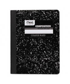 SQUARE DEAL COMPOSITION BOOK, MEDIUM/COLLEGE RULE, BLACK COVER, 9.75 X 7.5, 100 SHEETS