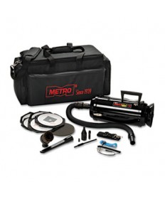 METRO VAC ANTI-STATIC VACUUM/BLOWER, INCLUDES STORAGE CASE HEPA AND DUST OFF TOOLS