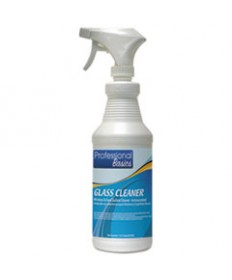Fast-Drying Glass Cleaner W/o Ammonia, 32oz Spray Bottle, 12/carton