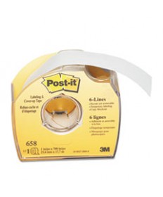 LABELING AND COVER-UP TAPE, NON-REFILLABLE, 1" X 700" ROLL