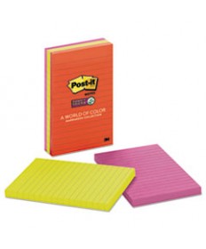 Pads In Marrakesh Colors, Lined, 4 X 6, 90-Sheet, 3/pack
