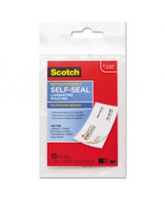SELF-SEALING LAMINATING POUCHES, 9.5 MIL, 9" X 11.5", GLOSS CLEAR, 25/PACK