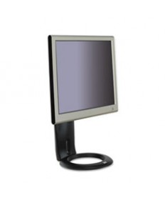 Easy-Adjust Lcd Monitor Stand, 8 1/2 X 5 1/2 X 8 1/2 To 13 1/2, Black