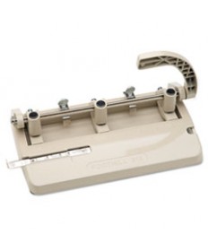 7520001394101 SKILCRAFT HEAVY-DUTY THREE-HOLE PUNCH, 13/32" HOLES, BEIGE