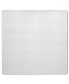 7220001516518, SKILCRAFT PVC CHAIR MAT, LOW-TO-MEDIUM PILE CARPET, 60 X 60, CLEAR