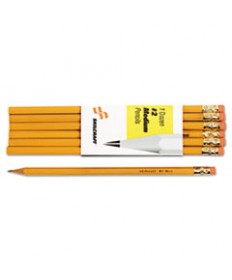 7510002815234 SKILCRAFT WOODCASE PENCIL, HB (#2), BLACK LEAD, YELLOW BARREL, DOZEN