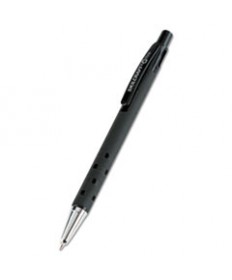 7520013527309 SKILCRAFT RUBBERIZED RETRACTABLE BALLPOINT PEN, 0.7MM, BLACK INK/BARREL, DOZEN