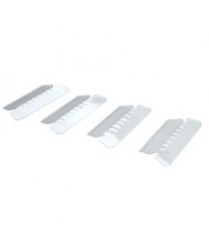 7510013750502 SKILCRAFT TABS FOR HANGING FILE FOLDERS, 1/5-CUT TABS, CLEAR, 2" WIDE, 25/PACK