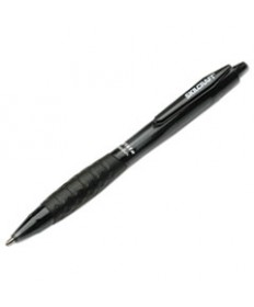 7520014457225 SKILCRAFT VISTA RETRACTABLE BALLPOINT PEN, 1MM, BLACK INK, SMOKE BARREL, DOZEN