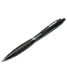 7520014457233 SKILCRAFT VISTA RETRACTABLE BALLPOINT PEN, 0.7MM, BLACK INK, SMOKE BARREL, DOZEN