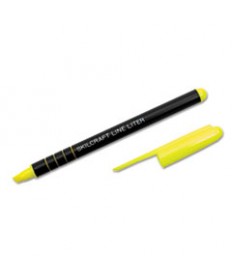 7520014512272 SKILCRAFT LINE LITER HIGHLIGHTER, CHISEL TIP, FLUORESCENT YELLOW, DOZEN