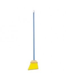 7920014588208, SKILCRAFT, TILT-ANGLE BROOM, PLASTIC BRISTLES, 46" METAL HANDLE, BLUE/YELLOW