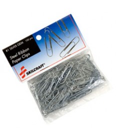 7510014676738 SKILCRAFT PAPER CLIPS, SMALL (NO. 1), SILVER, 100/PACK
