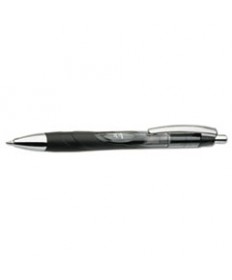 7520015068500 SKILCRAFT VISTA RETRACTABLE GEL PEN, 0.7MM, BLACK INK, SMOKE BARREL, DOZEN