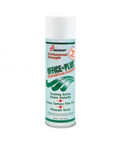 7930015128969, SKILCRAFT, OFFICE PLUS DESK/OFFICE CLEANER, 18 OZ AEROSOL SPRAY, 12/BOX