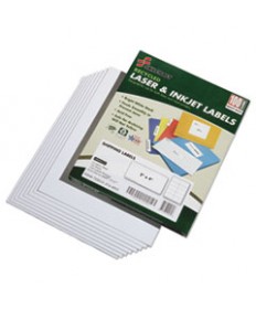 7530015144903 SKILCRAFT RECYCLED LASER AND INKJET LABELS, INKJET/LASER PRINTERS, 2 X 4, WHITE, 10/SHEET, 100 SHEETS/BOX