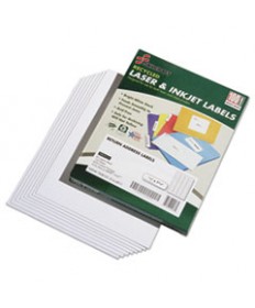 7530015144911 SKILCRAFT RECYCLED LASER AND INKJET LABELS, INKJET/LASER PRINTERS, 0.5 X 1.75, WHITE, 80/SHEET, 100 SHEETS/BOX