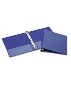 7510015194382 SKILCRAFT ROUND RING VIEW BINDER, 3 RINGS, 1.5" CAPACITY, 11 X 8.5, BLUE