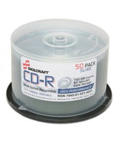 7045015214221, CD-R DISC, 700MB/80MIN, 52X, SPINDLE, 50/PACK