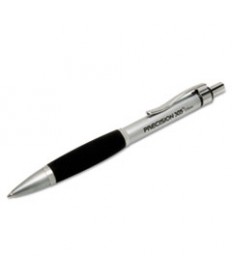 7520015654875 SKILCRAFT PRECISION 305 METAL BARREL MECHANICAL PENCIL, 0.5 MM, BLACK LEAD, SILVER BARREL, 6/PACK