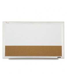 7110015680402 SKILCRAFT QUARTET CUBICLE COMBINATION BOARDS, 18 X 30, WHITE FRAME